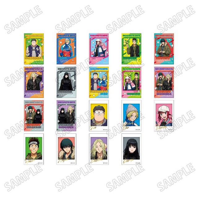 TVアニメ「SAKAMOTO DAYS」 描き下ろしミニフォトカードコレクション【JF25】 BOX 全19種