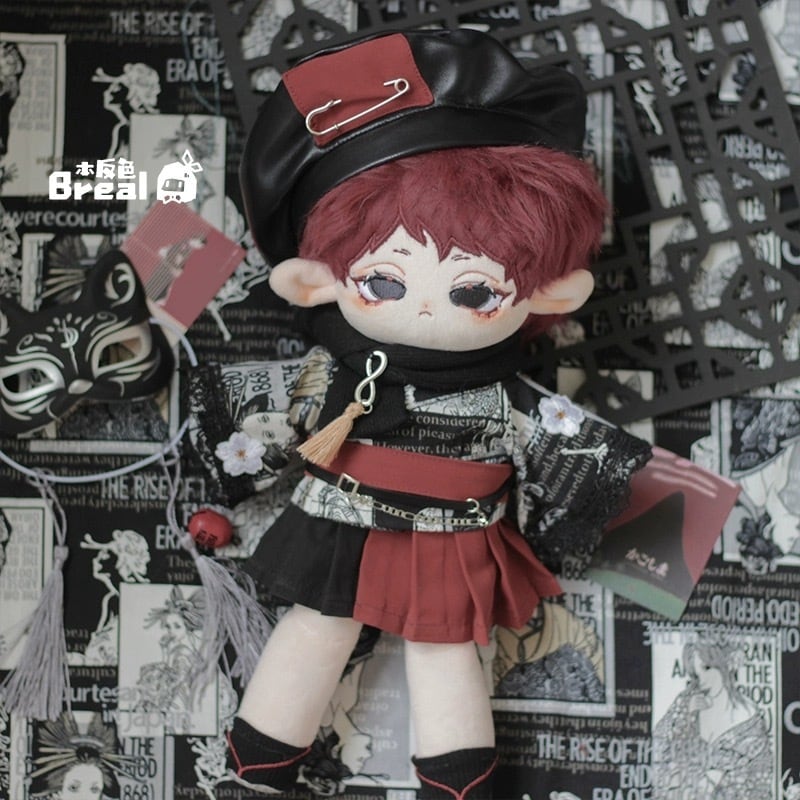 20cmぬい服】大正ロックカエデコーデ 20cm着せ替えぬいぐるみ用 お洋服