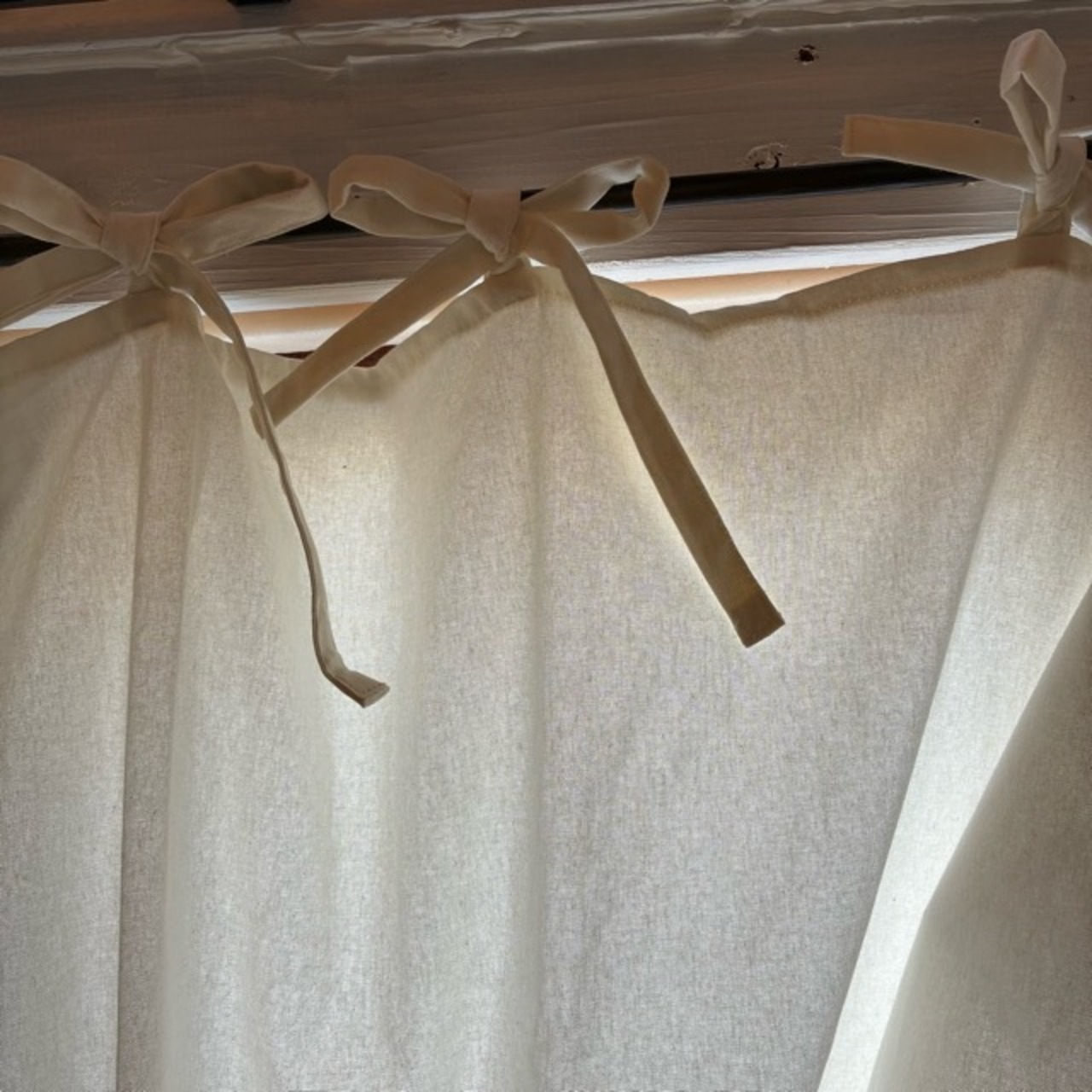 TOPANGA Homefurnishing India Cotton Voil&Sheeting double curtain　インド　コットンボイル＆シーチングダブルカーテン　110×200cm　ホワイト　白　綿　ナチュラル　間仕切り　掃き出し窓　レースカーテン　ドレープカーテン　2重　中厚　カーテンポール　暖簾