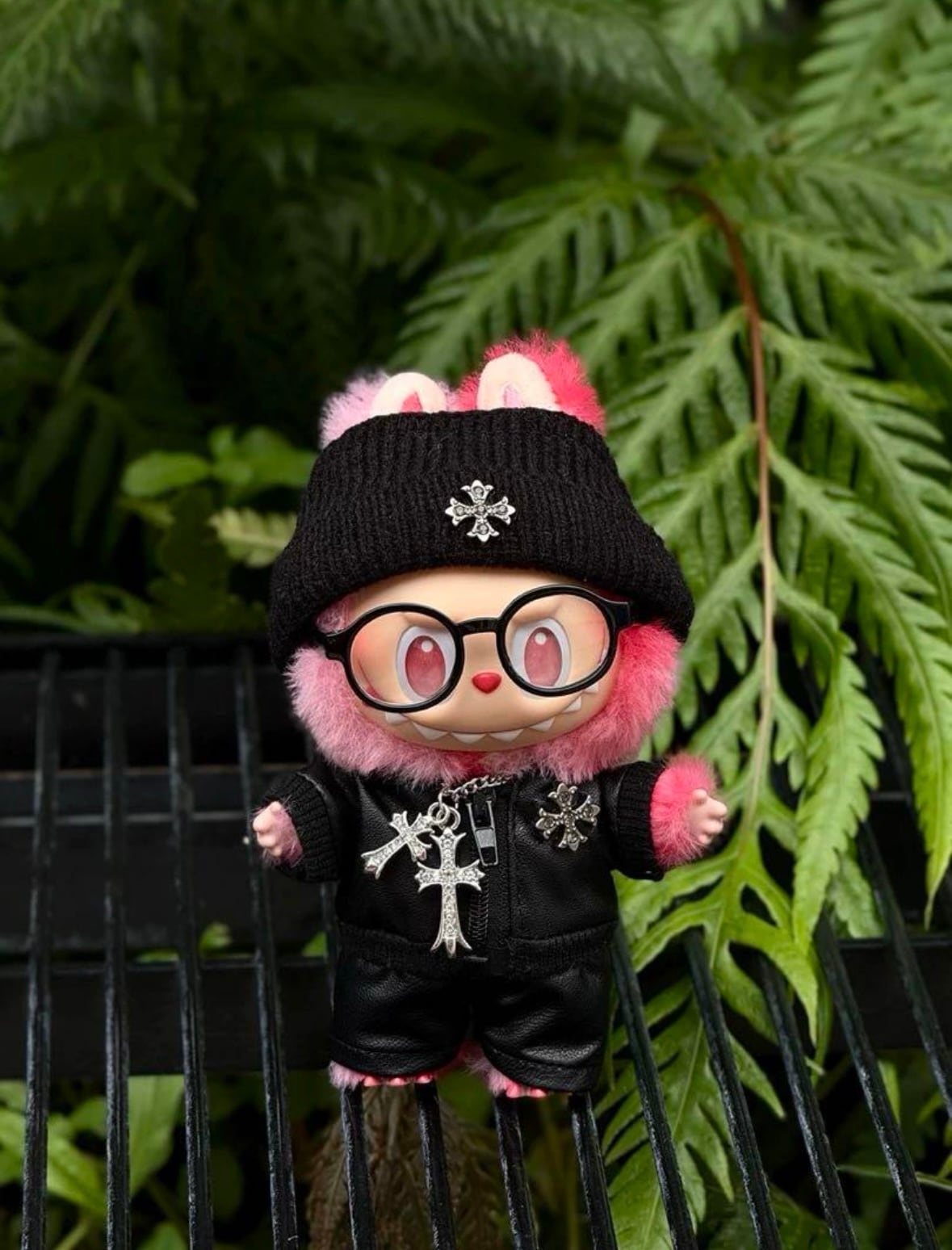 labubu ラブブ 男の子用 17センチ ぬい服 着ぐるみ 着せ替え服 5点