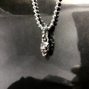 SATAN BALL with RUBY PENDANT / サタンボールペンダント・ルビーアイズ