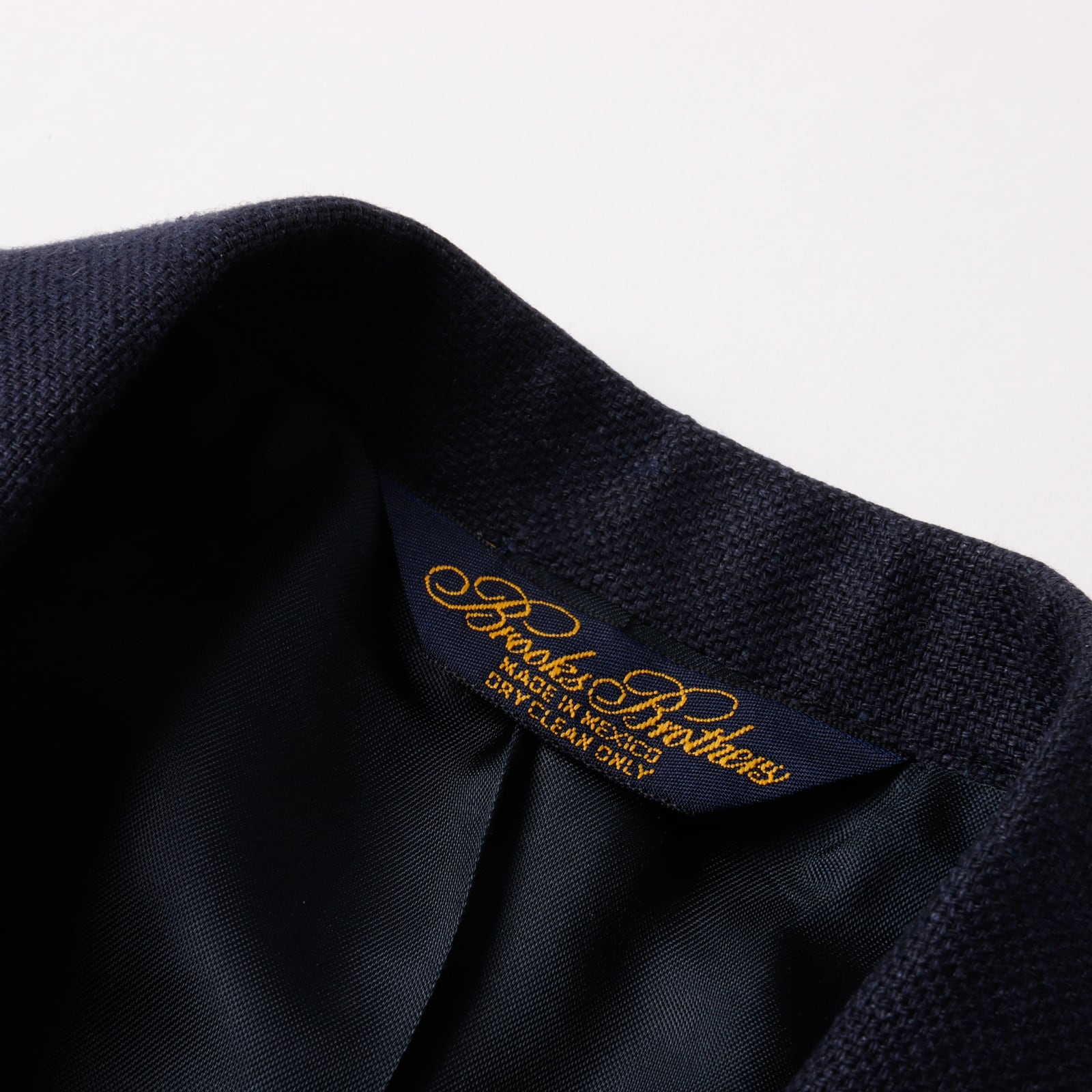 極美品】BROOKS BROTHERS special silk wool linen Jacket navy blazer