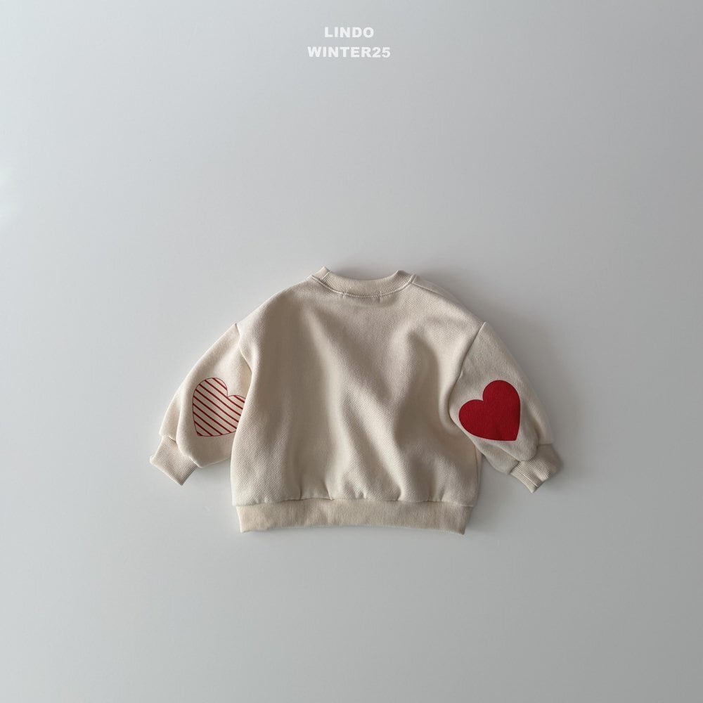 【予約商品】 heart sweatshirt