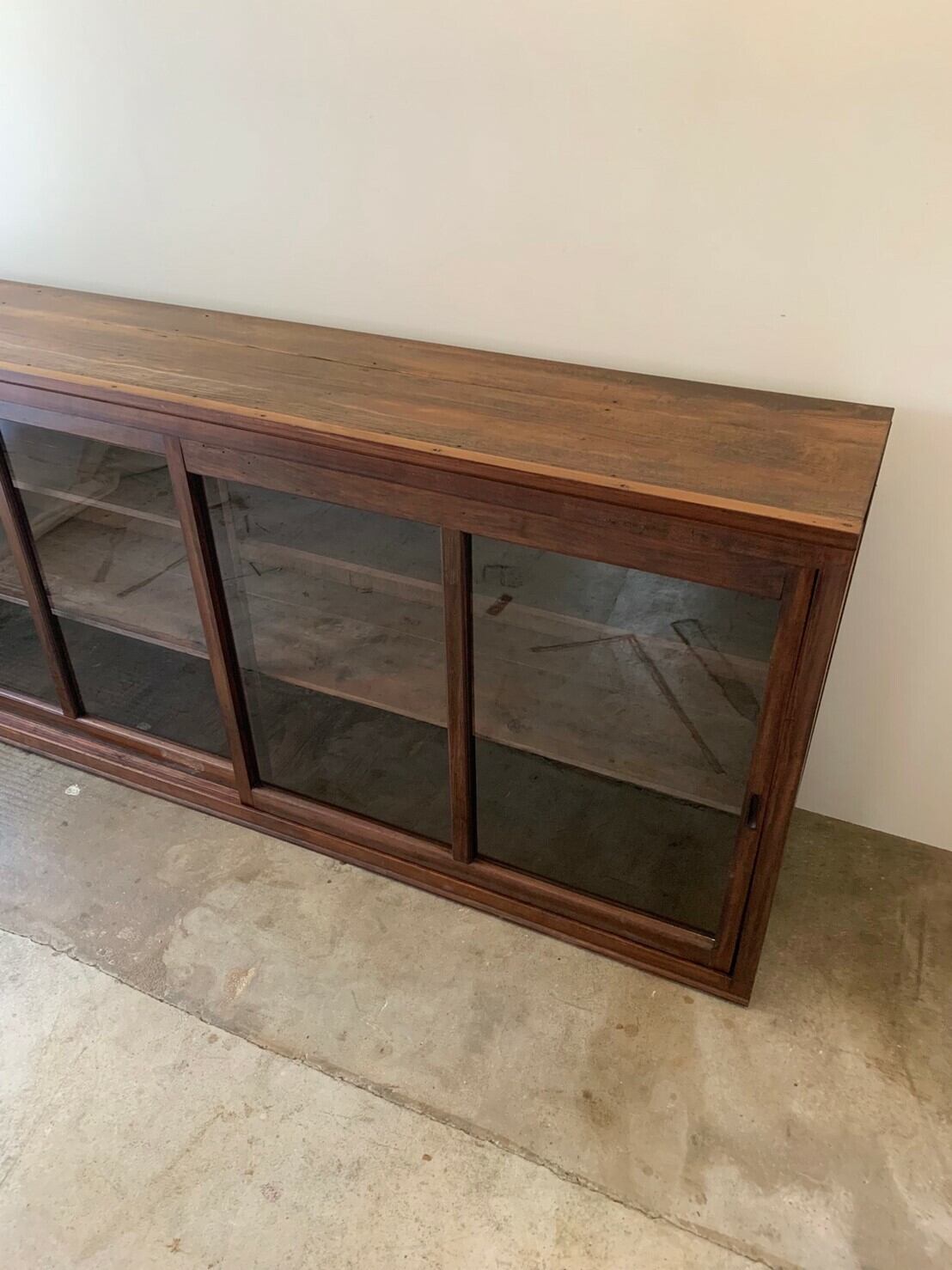 キャビネット　ガラスケース　古家具