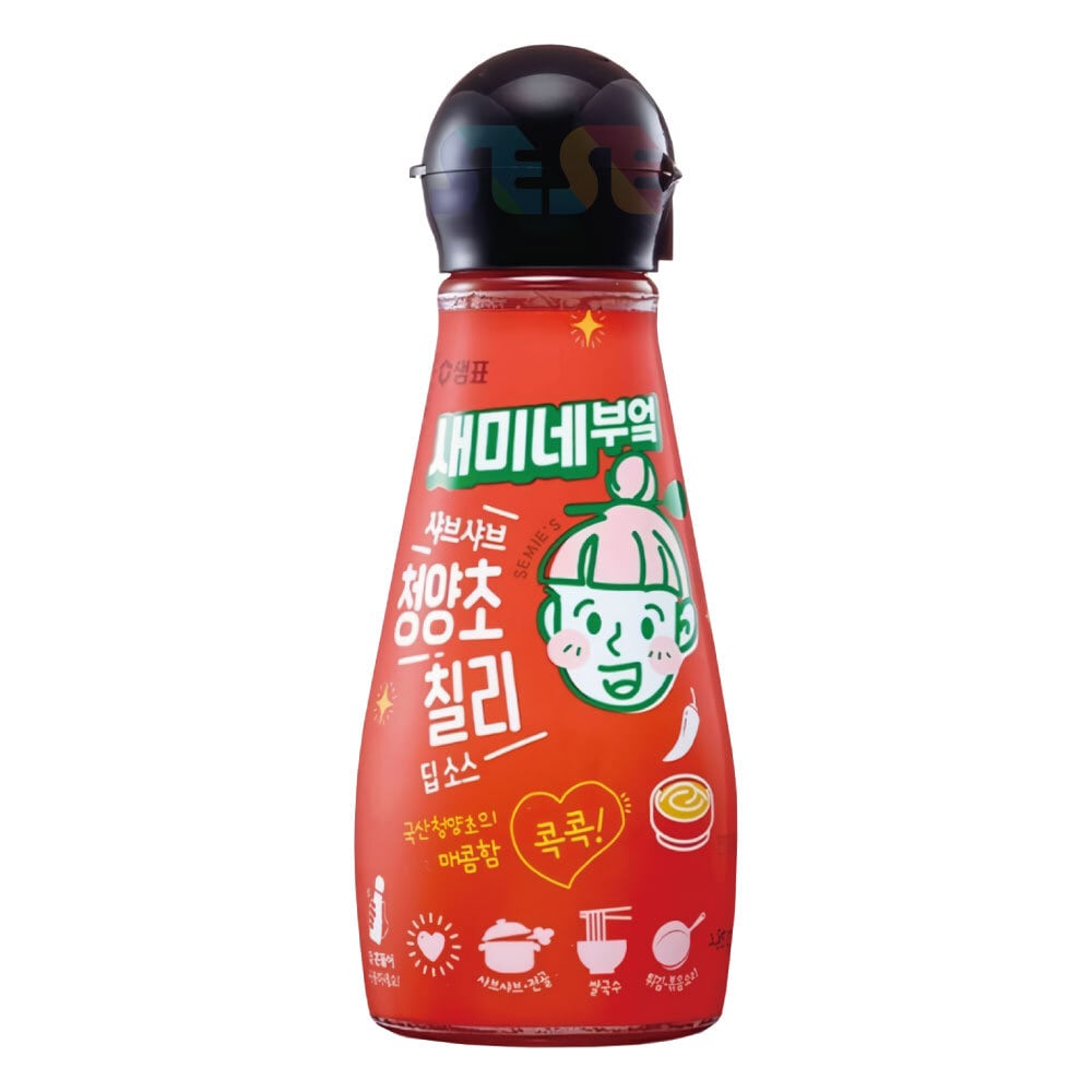 セミネキッチン 青唐辛子チリソース 285g / センピョ 韓国 しゃぶしゃぶソース ディップソース