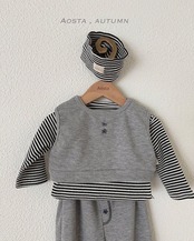 韓国子供服 / 26Autumn / Aosta / 星キャンディベスト / 秋服 *S~XXL*
