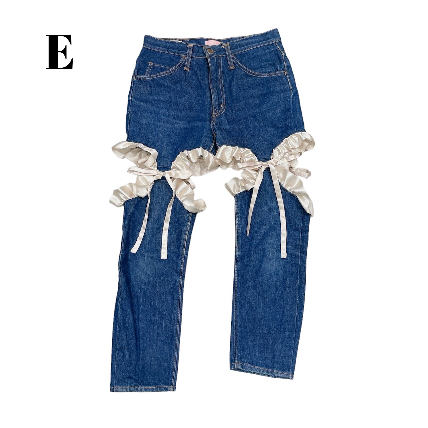 限定】カットアウトリメイクデニムパンツ | lilLilly official webstore