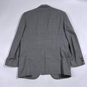 Kent ケント 段返3B 背抜き グレンチェック テーラードジャケット 88A4/グレー メンズ