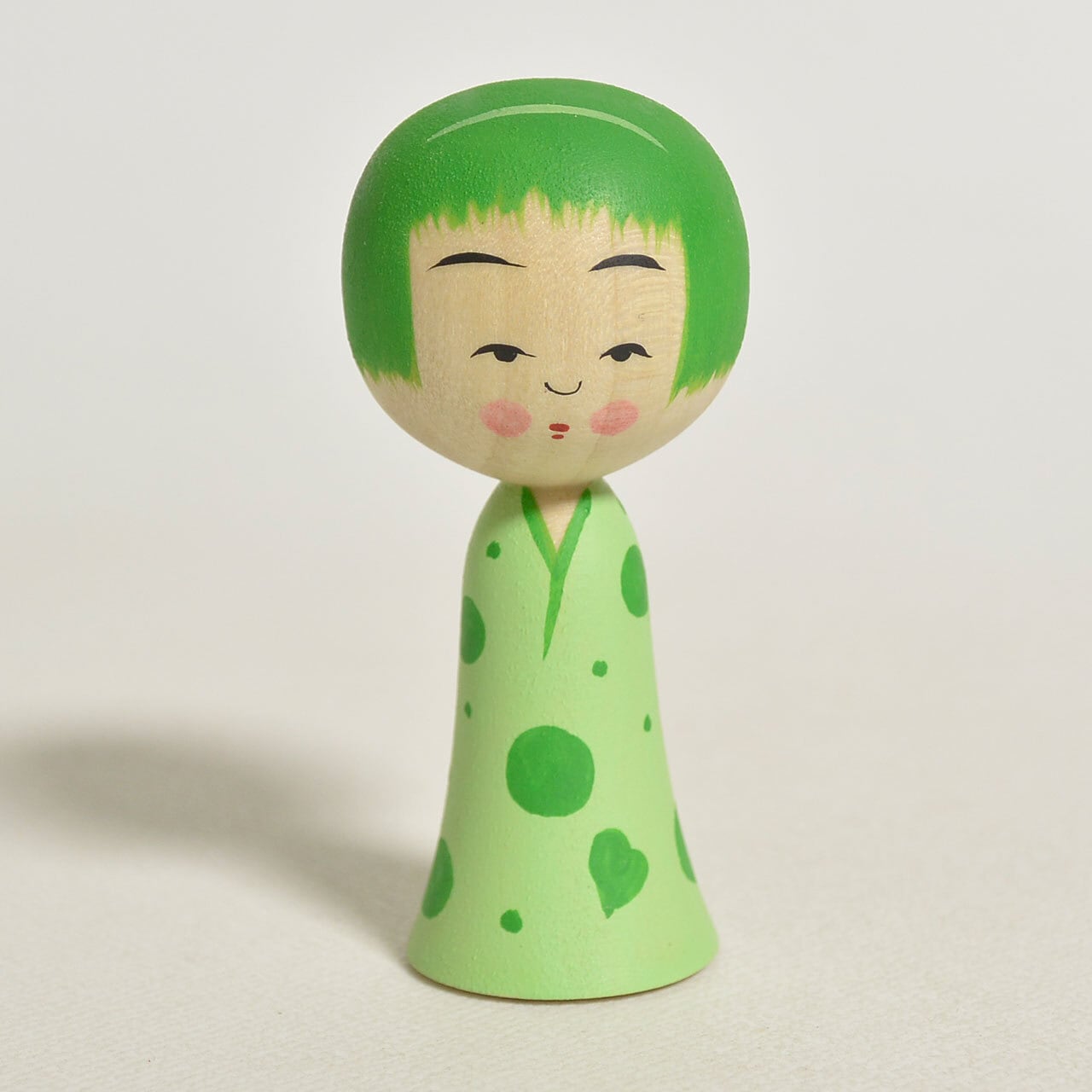 ★販売価格は仮り★伝統的な木製こけしセット★14体★ キャンディさんこけし 約2寸 約6cm 鈴木明 工人（作並系）#2330