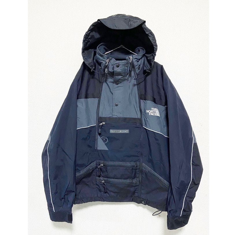 90s north face deformed nylon jacket 