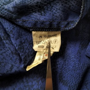 イタリア製 Oppioline パイソン柄 ブラウス