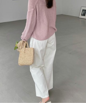 《即納商品》comme tuck denim (ivory / beige / black)