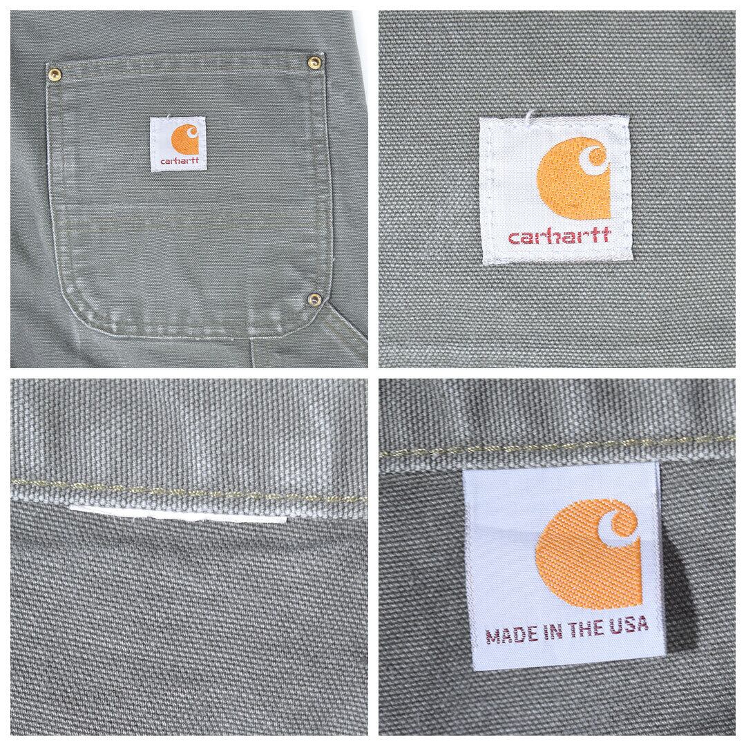 カーハート USA製 ダブルニー ニーパット入り ダック地 ペインター