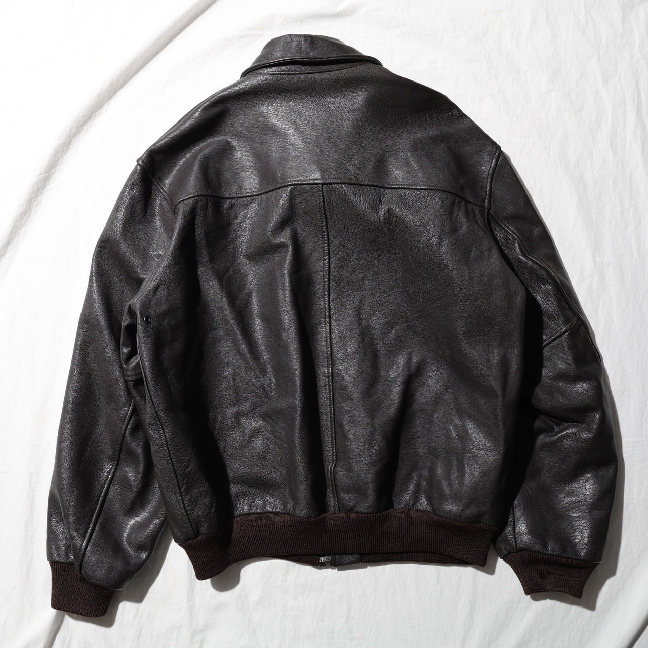美品 L 80s USA ロケットタロン L.L.Bean A-2 Goat Leather Flying Tiger Jacket エルエルビーン 山羊革