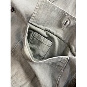 40〜50s US ARMY "M-47" HBT SHIRT Size 34程
