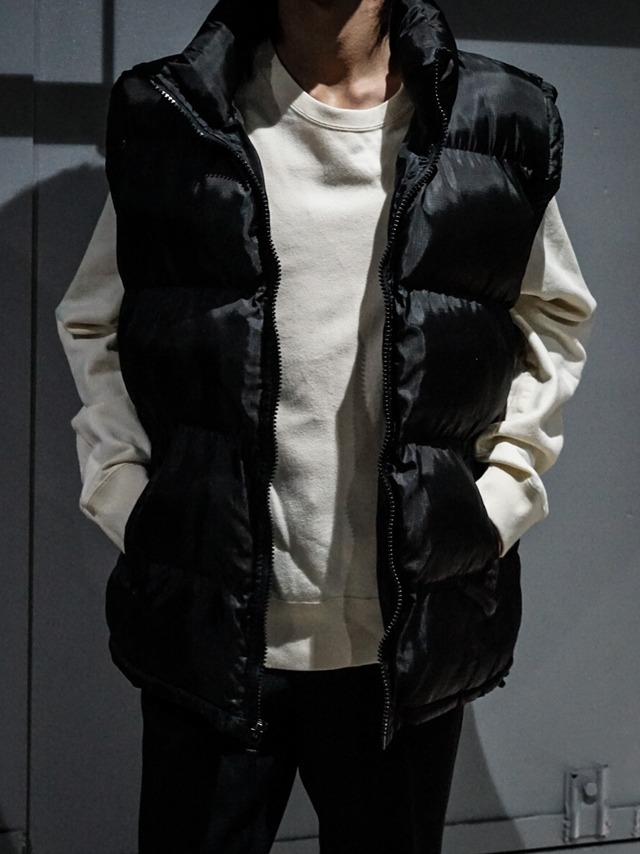 【add (C) vintage】Vintage Black Down Feather Vest
