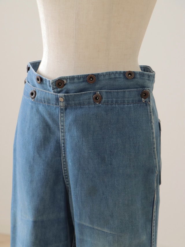 ●70s vintage denim pants