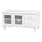 TV台 (ホワイト) MTV-5773WH 幅88×奥行40×高さ45cm