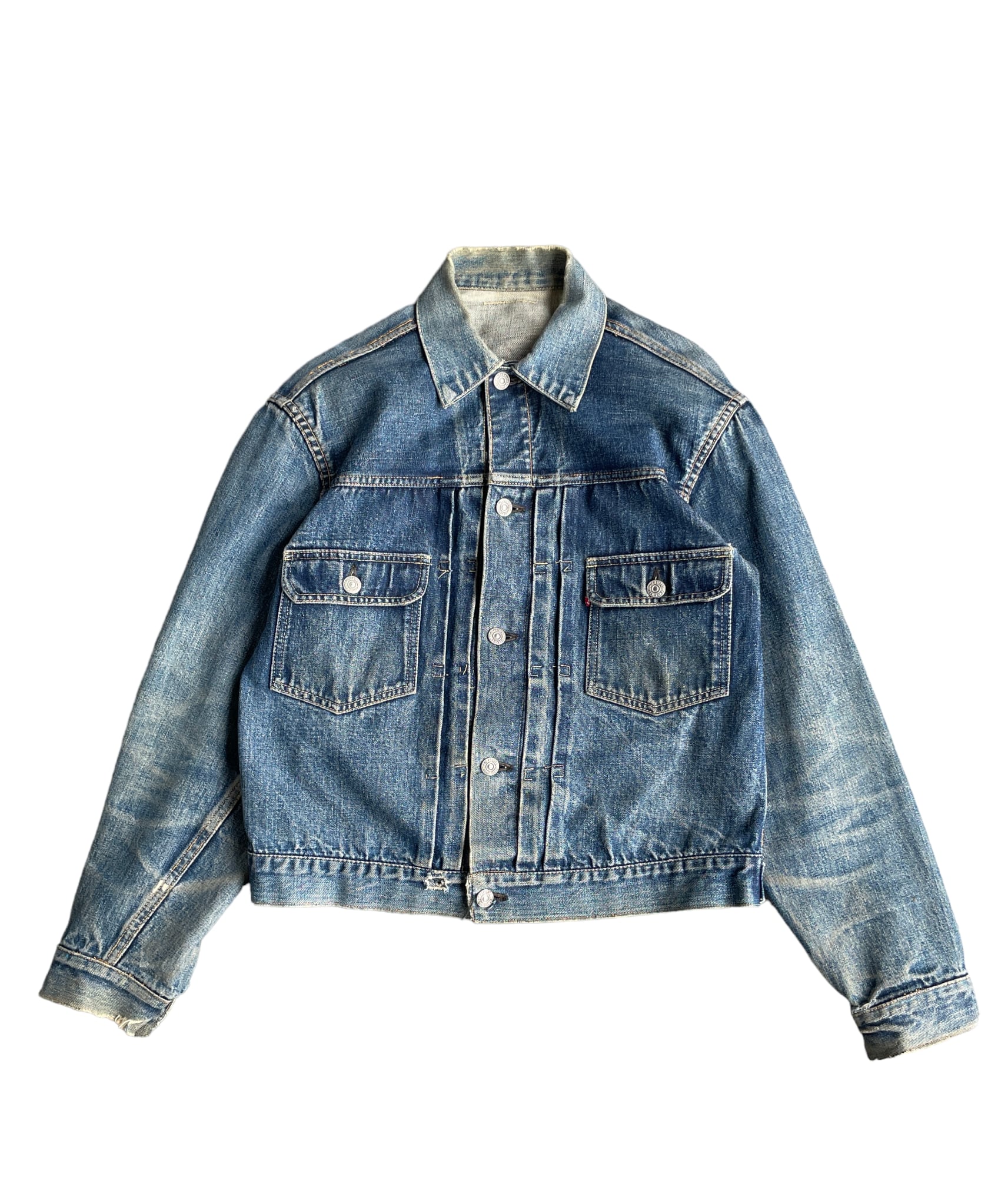 Levi's507xx 2nd BigE jacket  LOT70570-xx着丈約60cm