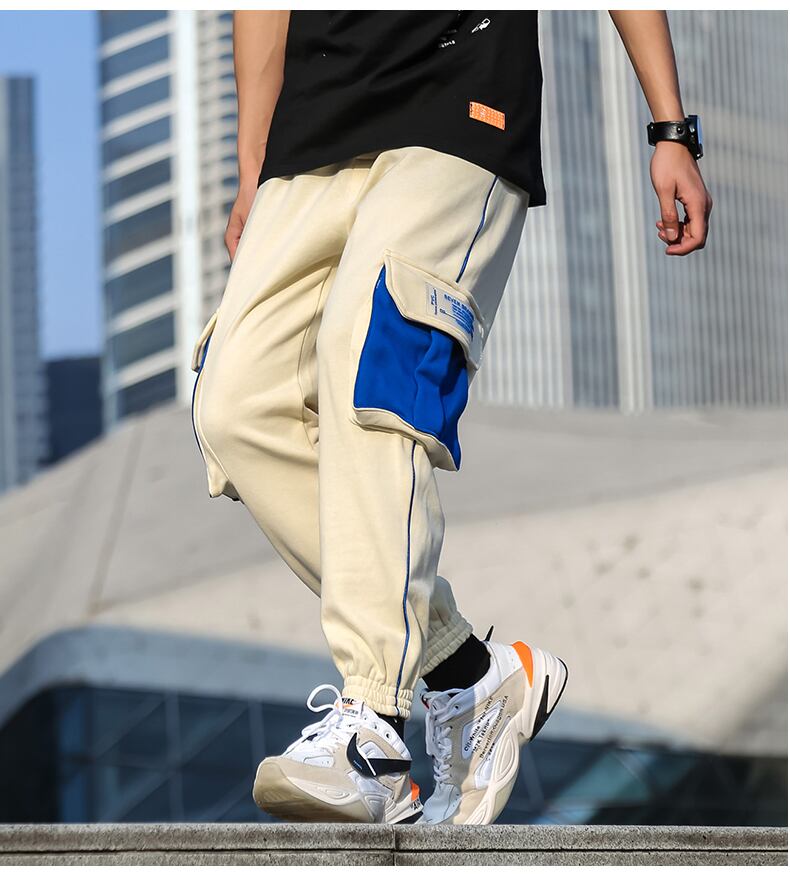 全2色 カーゴパンツ マルチポケット カジュアル ストリート
