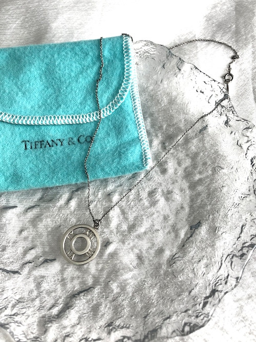 Tiffany & Co. ティファニー ネックレス シルバー アトラスオープンメダリオン 925 vintage ヴィンテージ オールド z4kett
