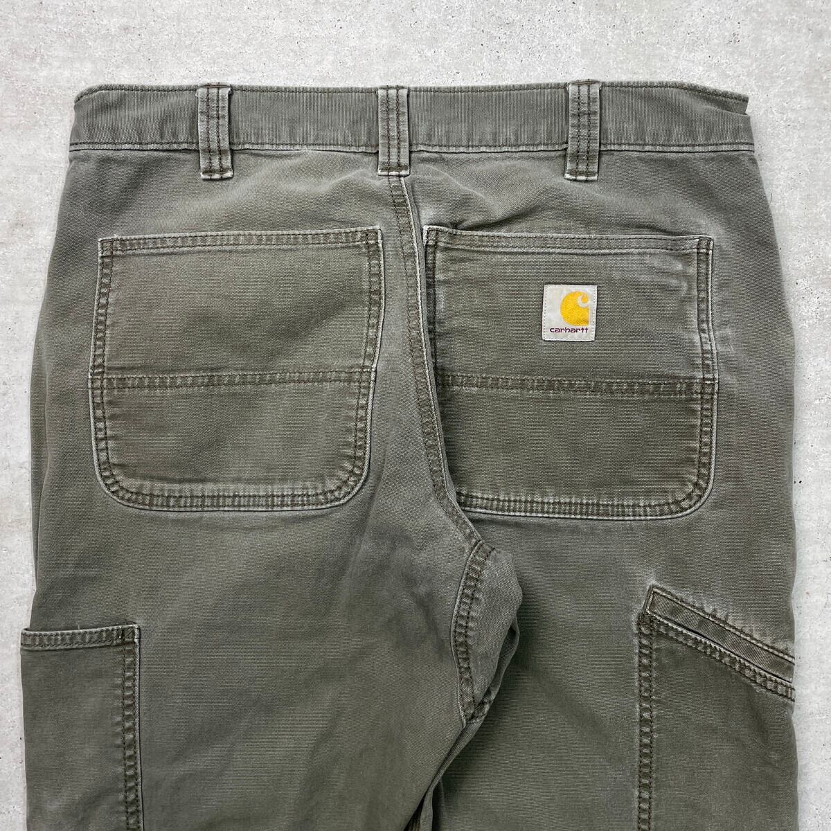 カーハート ダブルニーパンツ デニムパンツ ワークパンツ Carhartt 古着 中古・古着通販】CarHartt (カーハート) ダブルニーパンツ ブラック