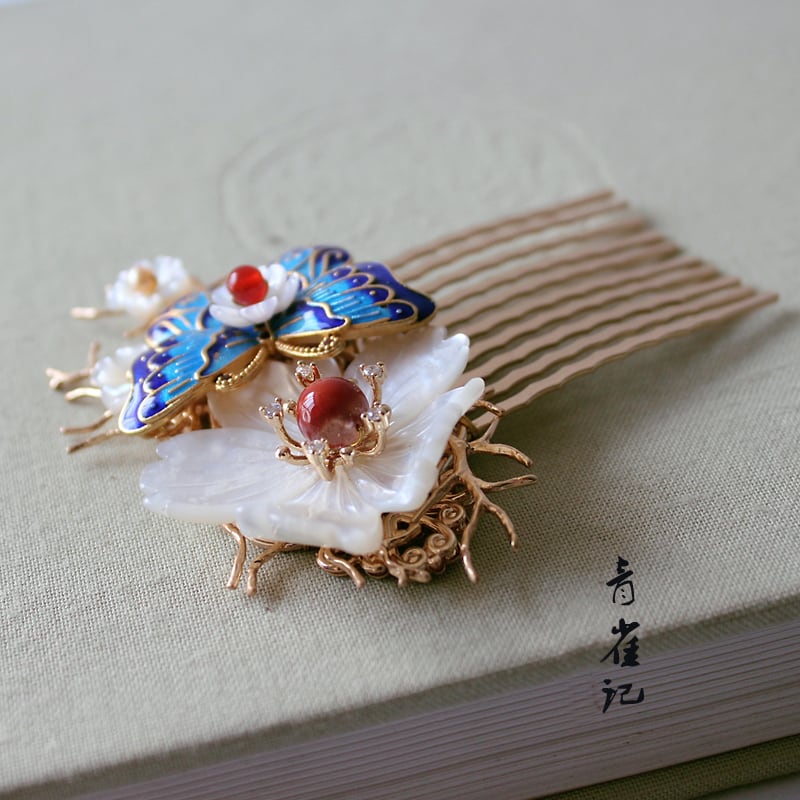 青雀記シリーズ】☆チャイナ風髪飾り☆ 花火大会 お祭り レディース