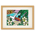 Art Print A4（Surf Boy）with Frame