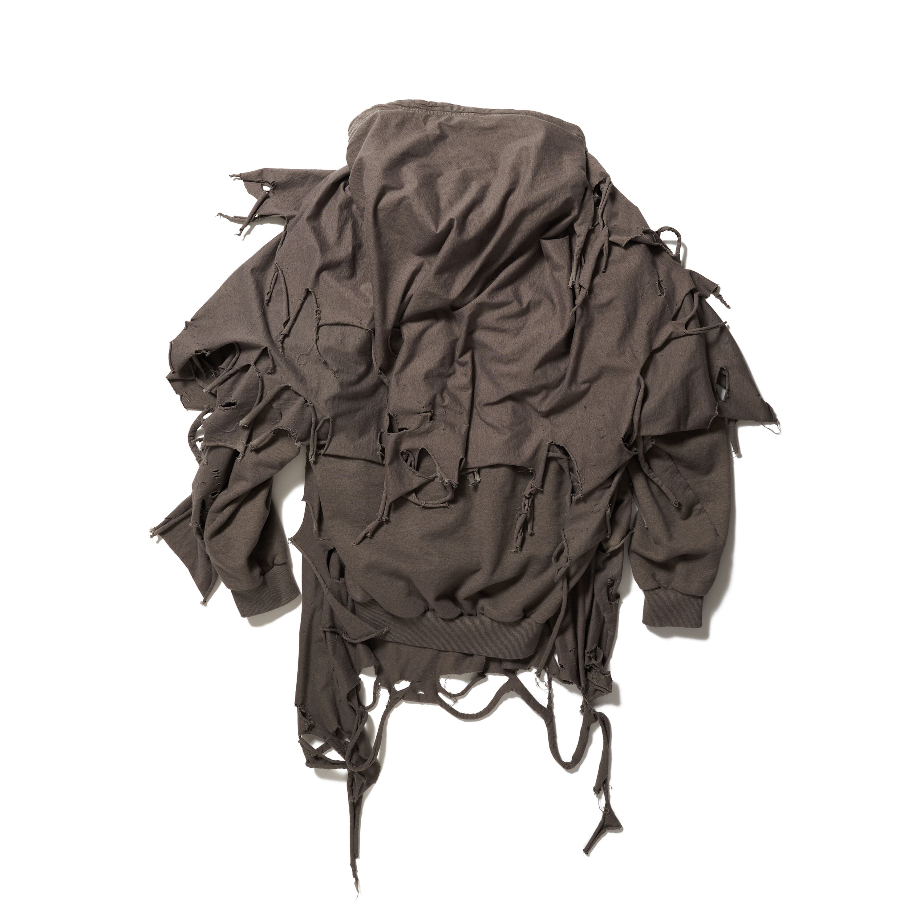 トップス doublet 25aw phantom frayed hoodie 25AW】doublet PHANTOM FRAYED HOODIE (BLACK) 25AW34CS397 | IAAAM