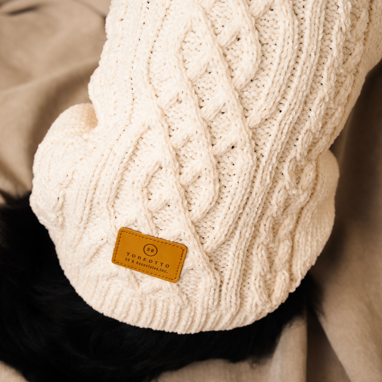 TOREOTTO38 DOG KNITVEST / WHITE
