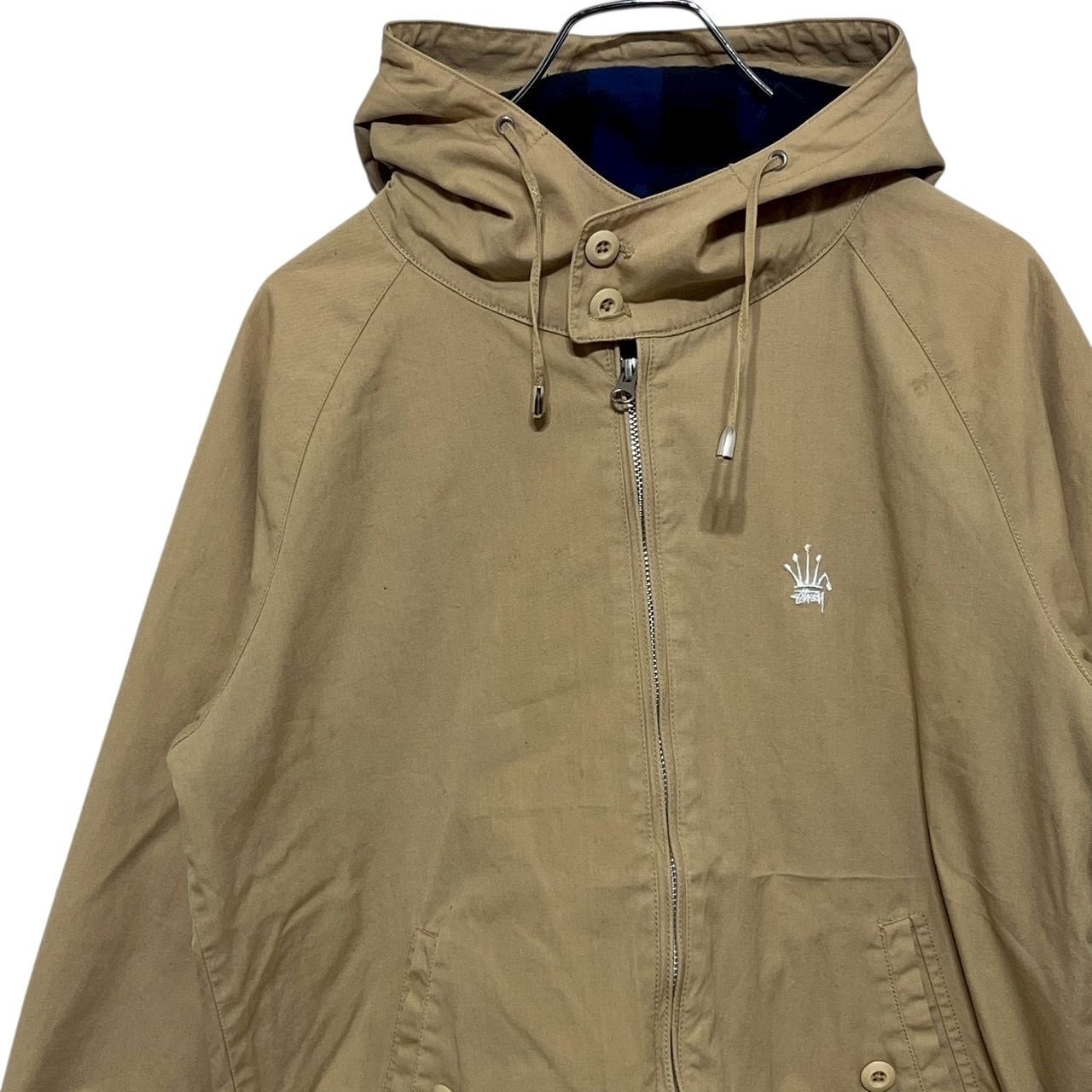 stussy ステューシー スタジャン L プリントロゴ クラウンロゴ | 古着
