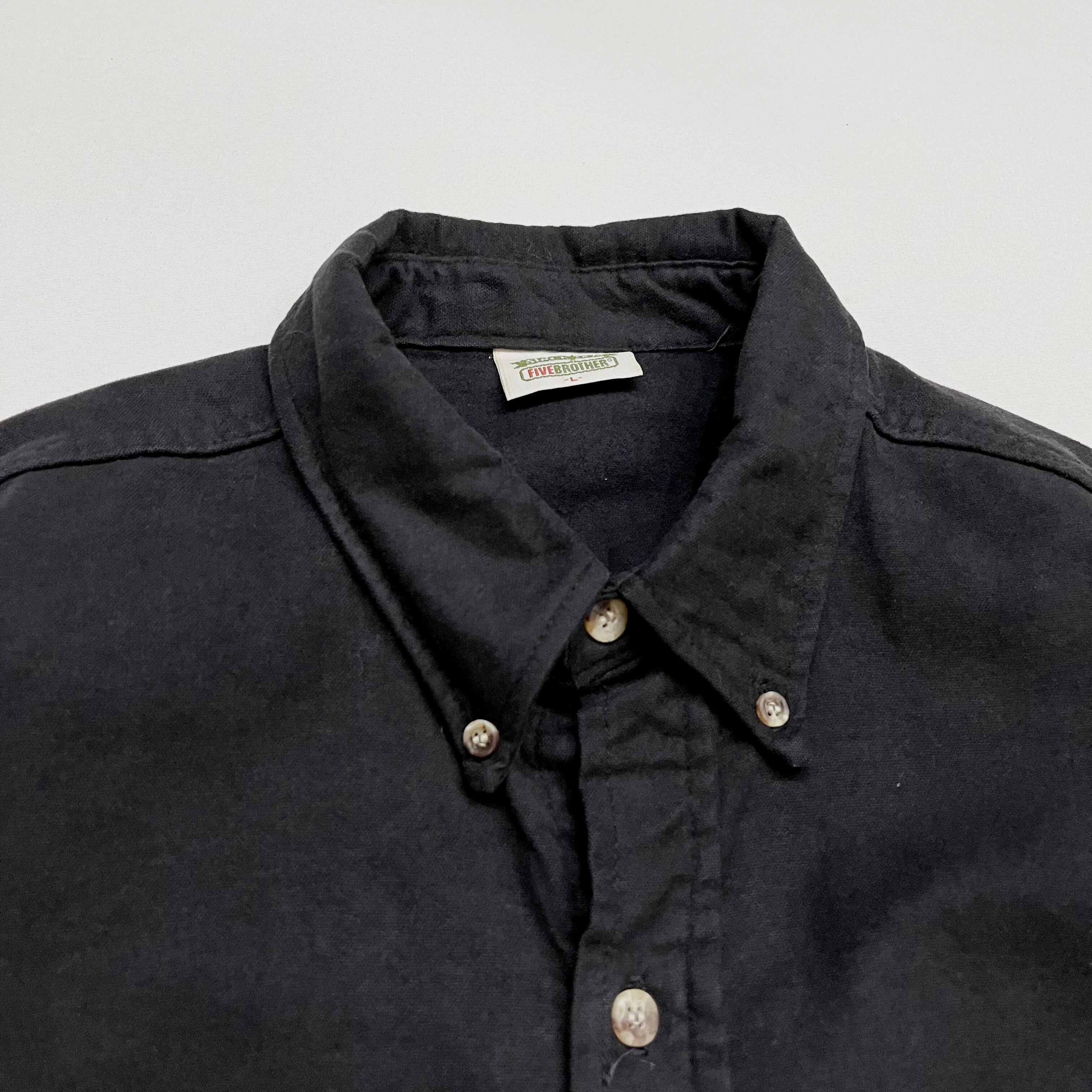 90s FIVE BROTHER chamois cloth shirt | High On Life used clothing
