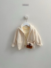 〖取寄〗韓国子供服 / 26winter / Digreen / ロエルニットジップアップ / キッズ / 冬服 *S~2XL*