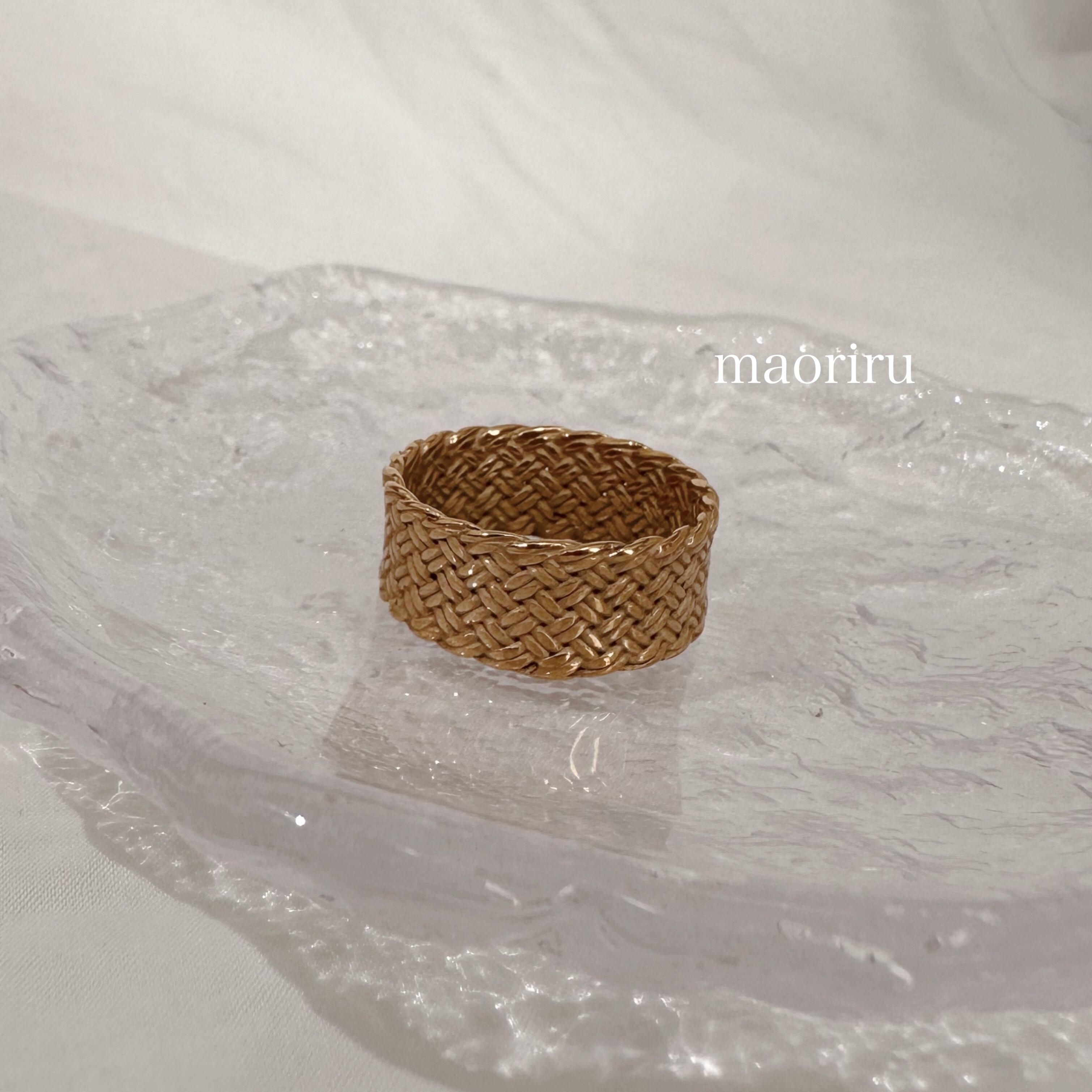 金アレ対応 316L メッシュワイドリング (079)