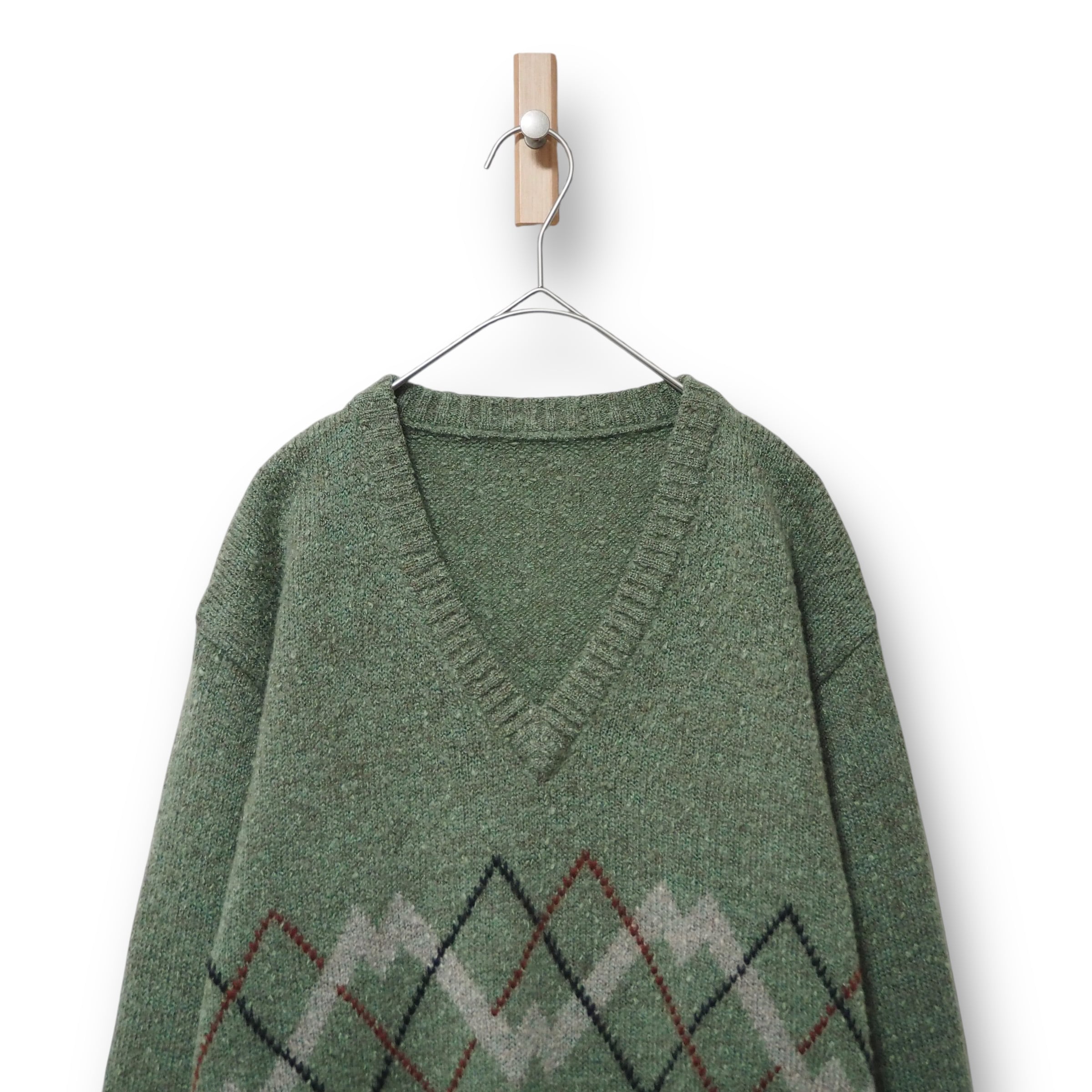 【VINTAGE】Vネックニット