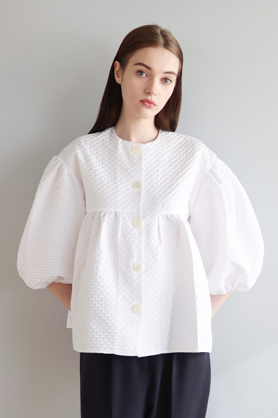 CLOVER COUTURE JACKET WHITE【LAST1】 | Pay ID