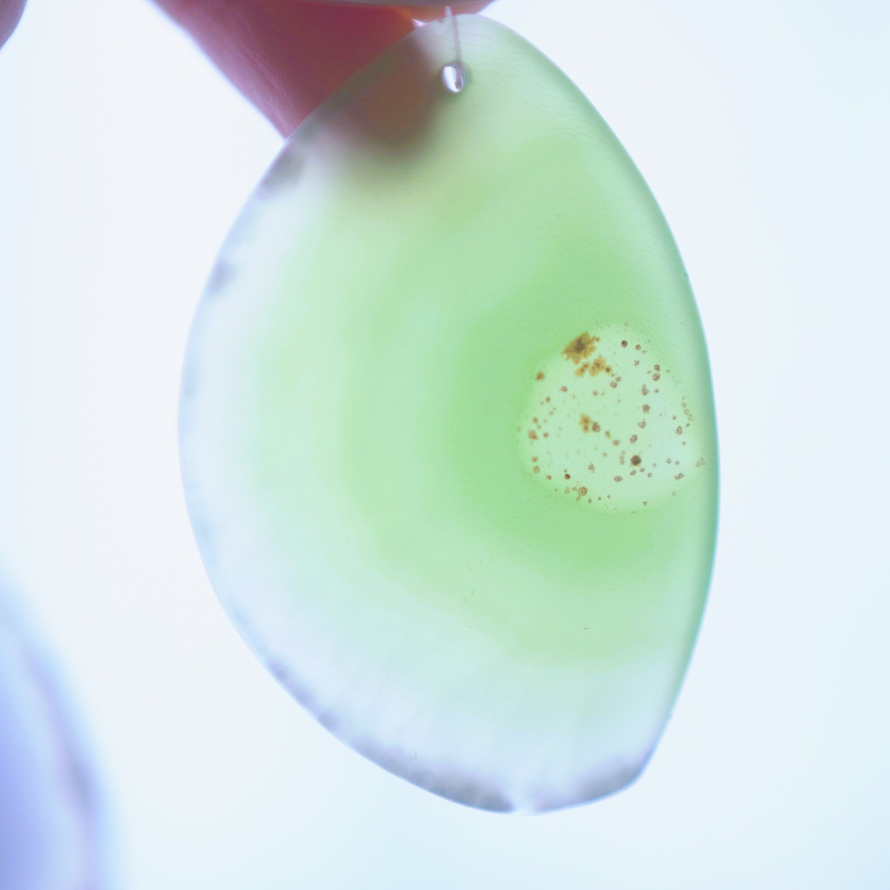 Lime Soda 02 - アゲートヒーリングチャイム / Agate Sun Catcher Wind Chime 331