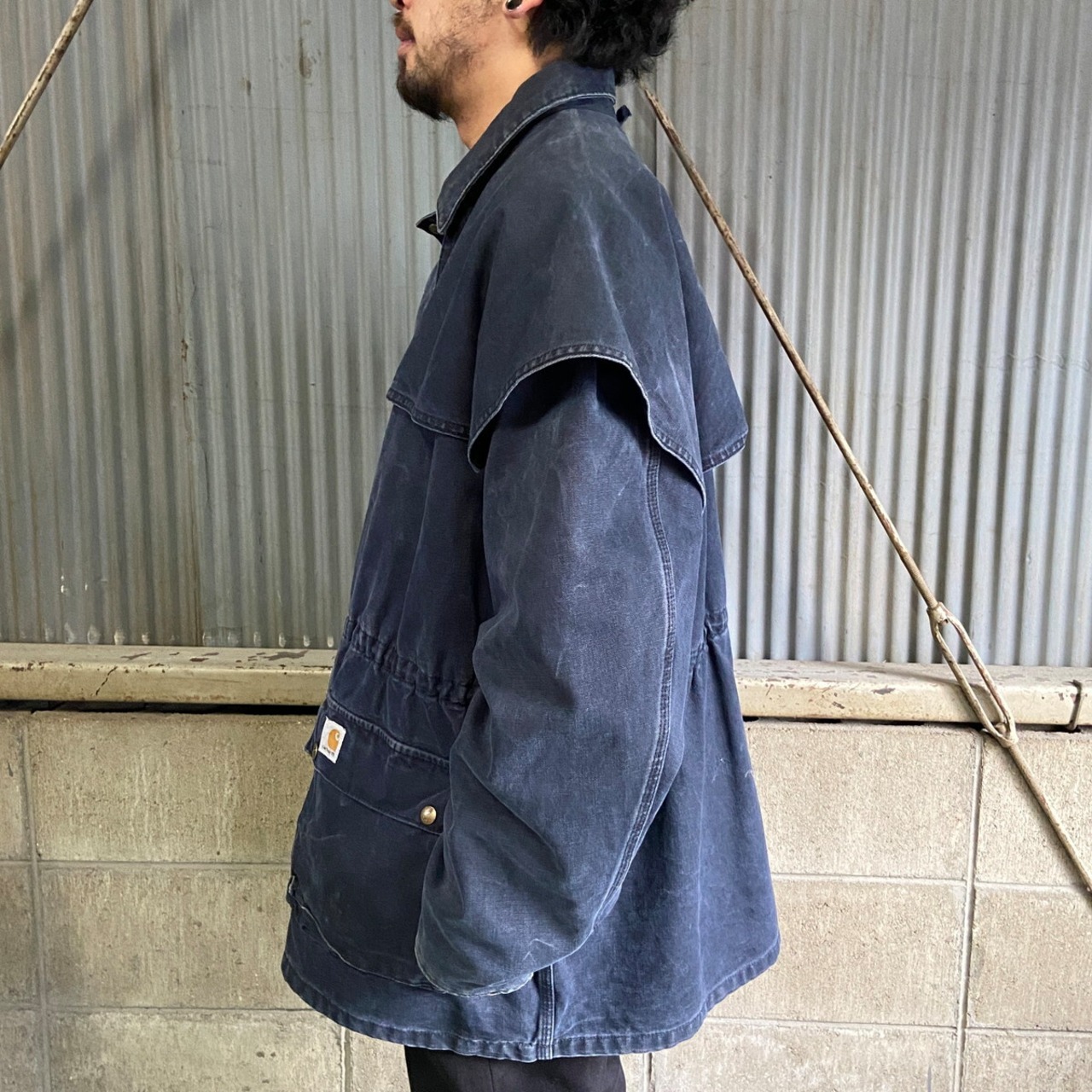 90年代 Carhartt カーハート ダック地 ダスターコート ワーク 