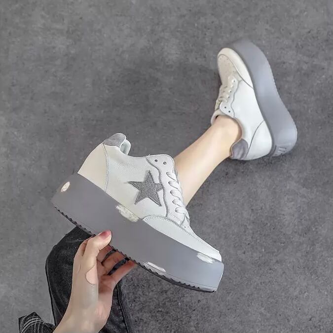 Stellaキャンバス厚底スニーカー9cm全2色 | 厚底シューズ・レディース