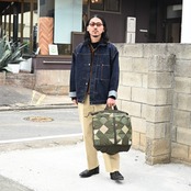 INTÉRIM(インテリム)大戦モデルデニムジャケット、チノスラックスstyle