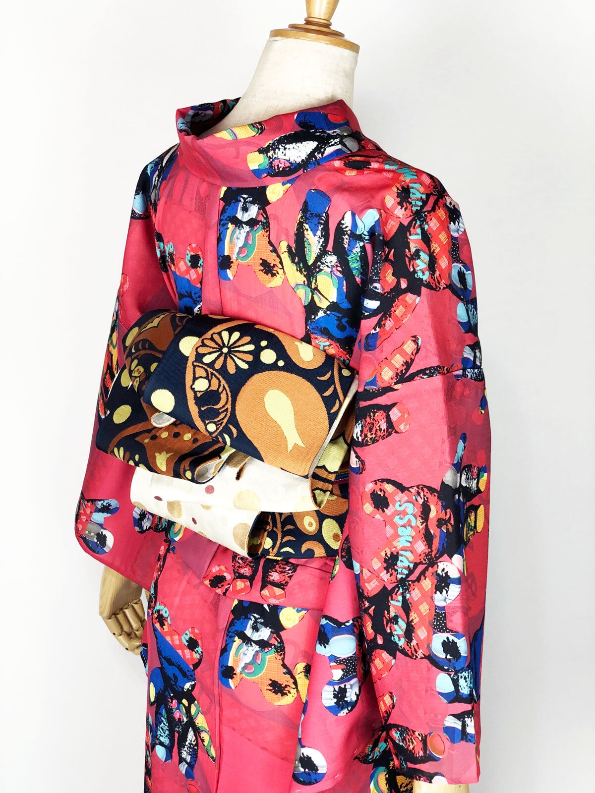 L寸即納品あり】セオアルファ浴衣「くまタン」ピンク | 重宗玉緒 WEB SHOP