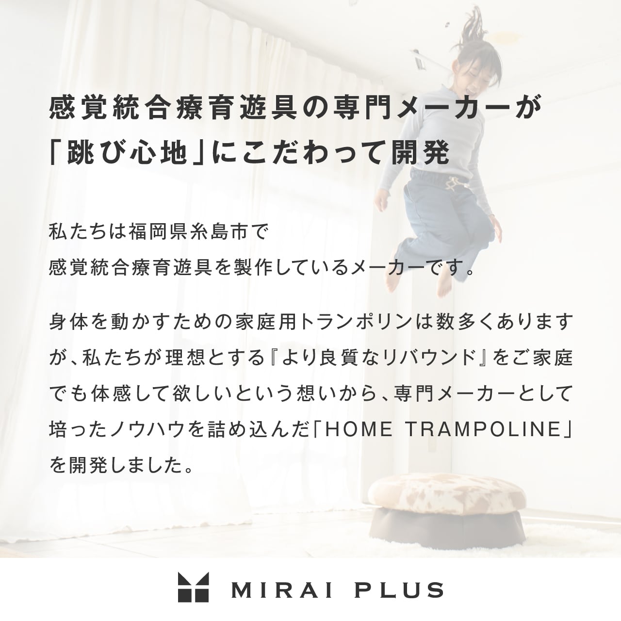 HOME TRAMPOLINE 【 Simple type 】 | MIRAI PLUS