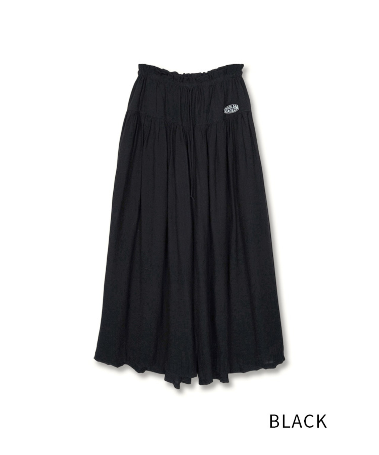 【直営限定ITEM】エアリースイッチングワイドパンツ (BLACK)　CQ-49006H