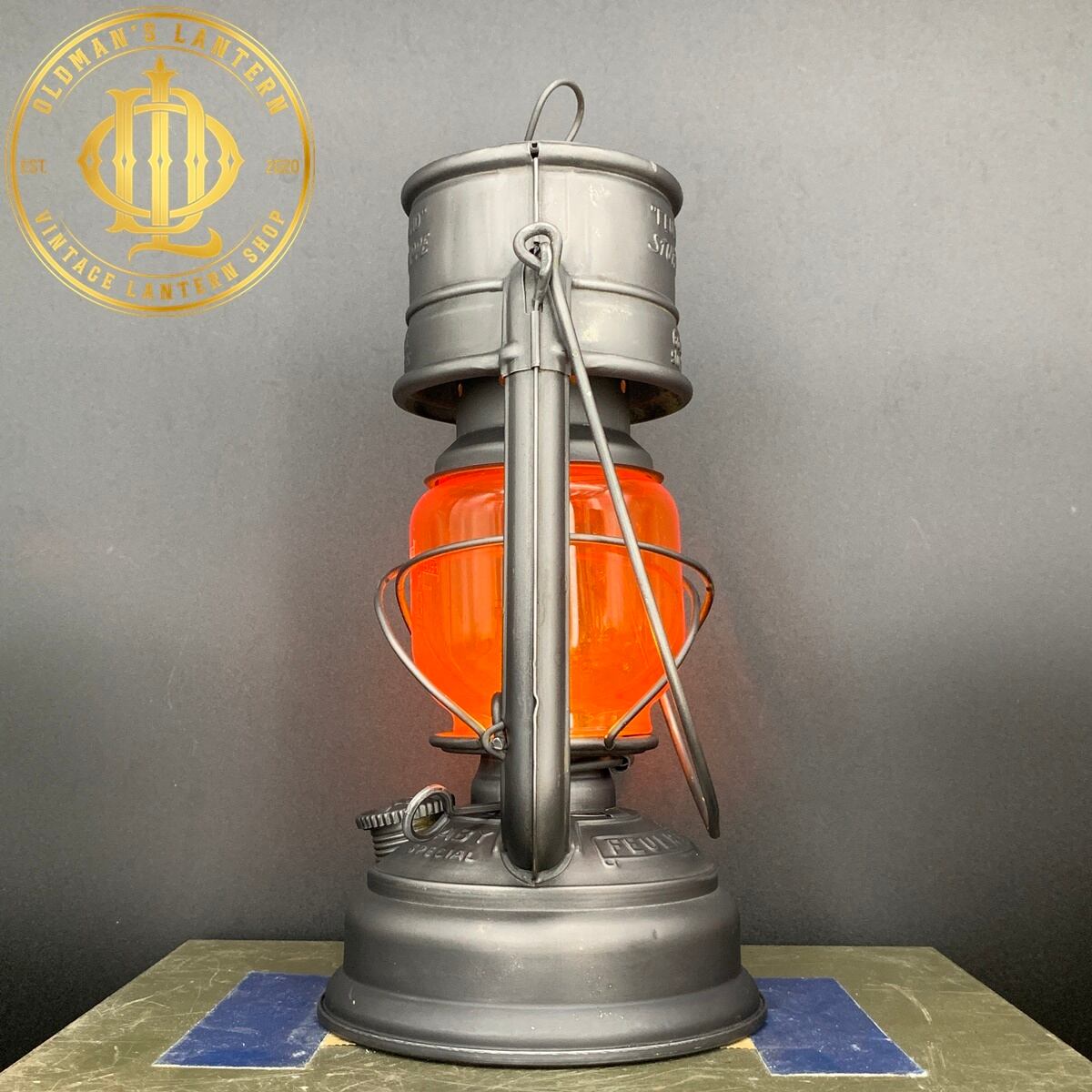 耐油 防錆】FEUERHAND 276 StK ヴィンテージ 純正グラス アンバー塗装