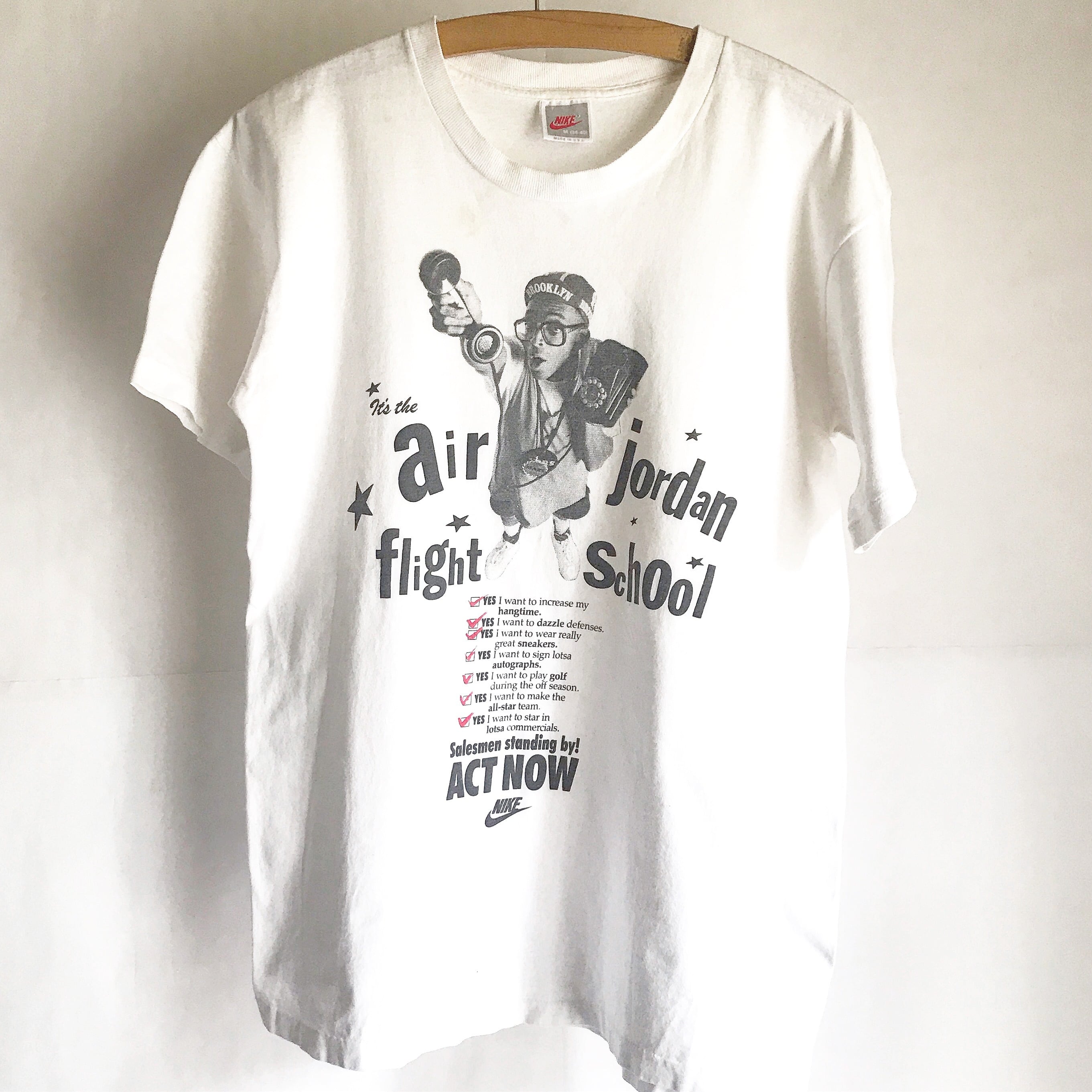 nike  90s flight tシャツ　ビンテージ　タグあり