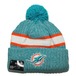 ニューエラ ニット帽 ビーニーキャップ 帽子 メンズ レディース NEW ERA NFL マイアミ ドルフィンズ ワンサイズ NFL2023SAIDELINEKNIT-DOLPHINS