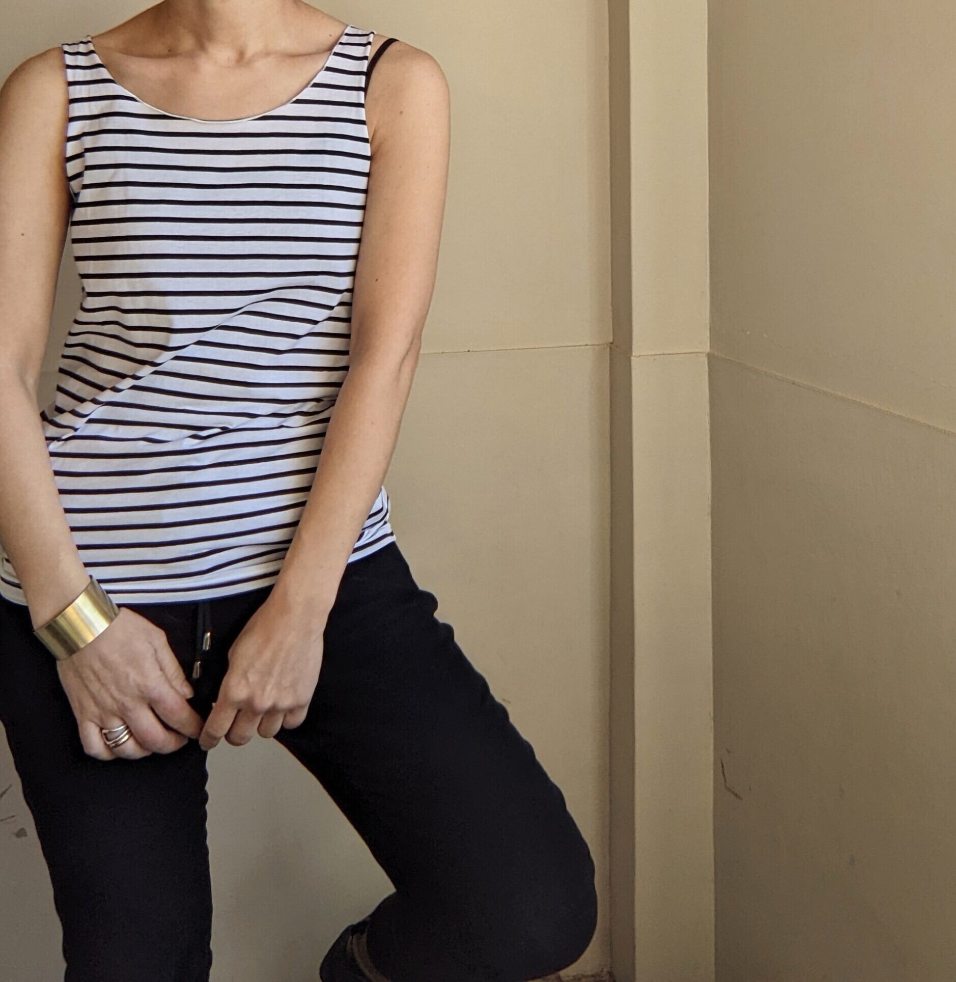 Naru コットン ボーダータンクトップ 服と雑貨ume 大阪市北区中津 セレクトショップ Naru コットン ボーダータンクトップ 服と雑貨ume 大阪市北区中津 セレクトショップ