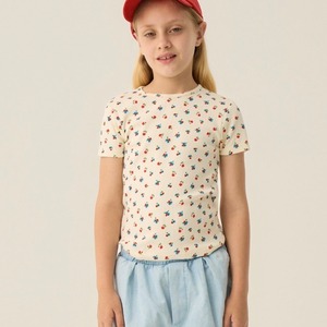 The Campamento Flower AOP Tee【2-8Y】Ecru