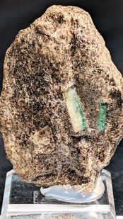 【8gac様専用】エメラルド/バイオタイト  Legbachrinne, Habach Valley,  Pinzgau, Salzburg, Austria　AR74501028