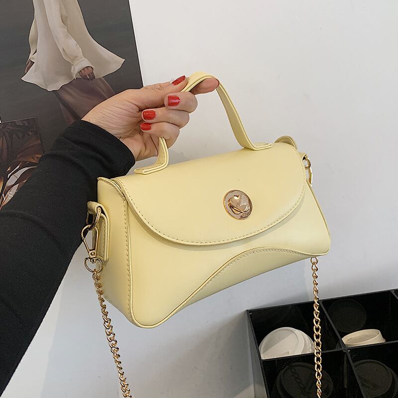 サマーチェーン 夏物 スクウェア メッセンジャーバッグ 手作りハンドバック37079474385